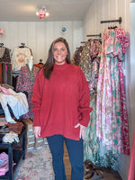 Rust Zenana Sweater
