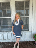 The sailor stripe dress