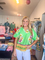 Chartreuse Charm Blouse