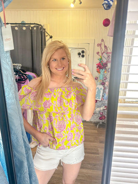 Sunset Bloom Top