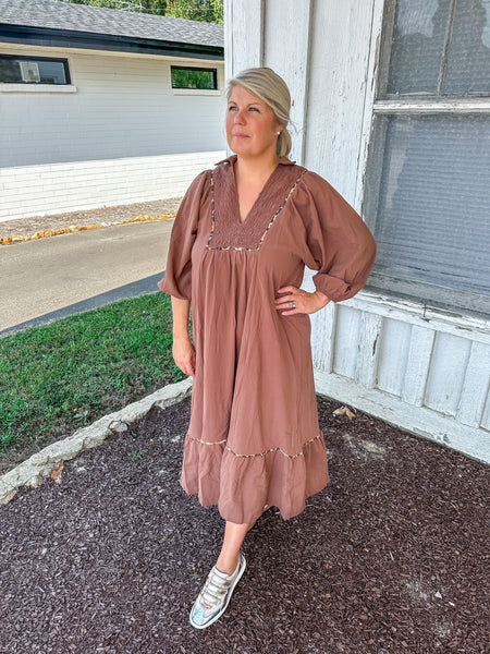 Copper Cowgirl Dress