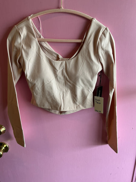 Blush Twist Top