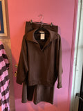 Chocolate Zenana Vneck Set