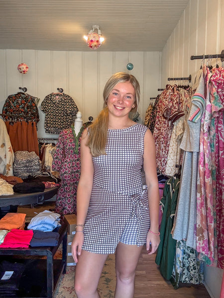 Chestnut Picnic Romper