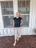 Sweet Scalloped Polka Dot Pants
