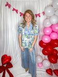 Painted Petals Top