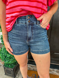 Dark Blue High Shorts