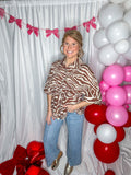 Electric Zebra Blouse