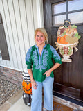 Emerald Elegance Top