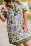 Blue Meadow Waltz Dress
