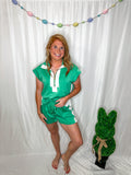 Kelly Green Zipper Set