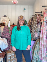 Green Half Button Zenana