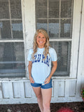 Blue polka dot Lulumac t-shirt