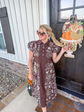 Chocolates and Flowers Dress
