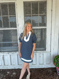 The sailor stripe dress