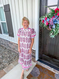Berry blossom dress