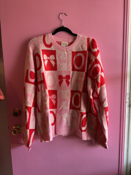 Santa’s Sweetheart Sweater