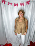 Wildflower Tie Top