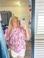 Garden Party Flutter Top