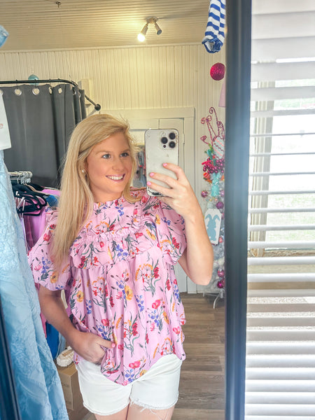 Garden Party Flutter Top