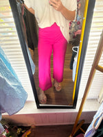 Velora High Rise Trousers Pink