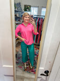 Highlighter Pink Top