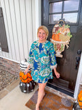 Peacock Party Dress