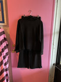 Black Zenana Crew Set