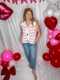 Blush and Buttercream Vest