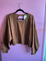 Back to cool long sleeve rust