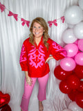 Berry Bold Blouse