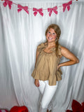 Wildflower Tie Top