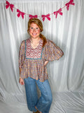 Sunny Patchwork Blouse