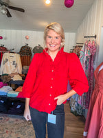 Scarlet Petals Top