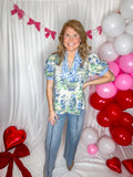 Painted Petals Top